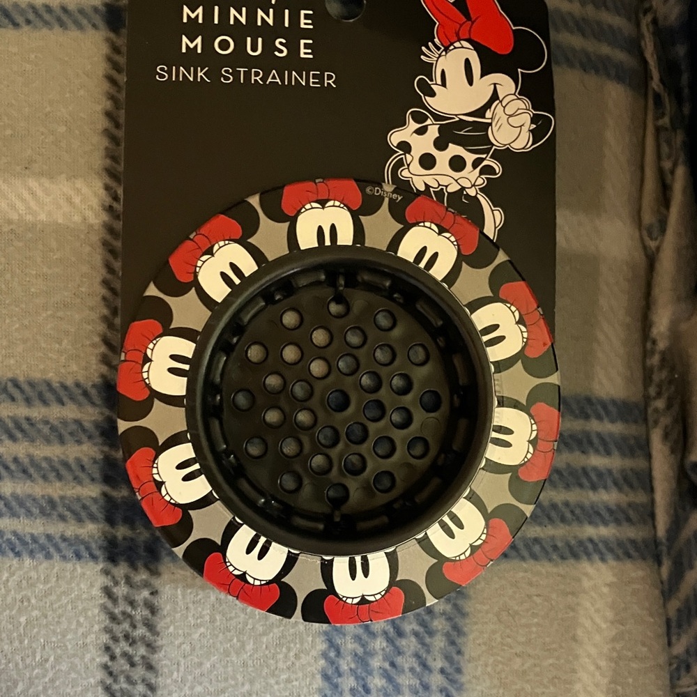 Disney Minnie Mouse Sink Strainer - Red and Black